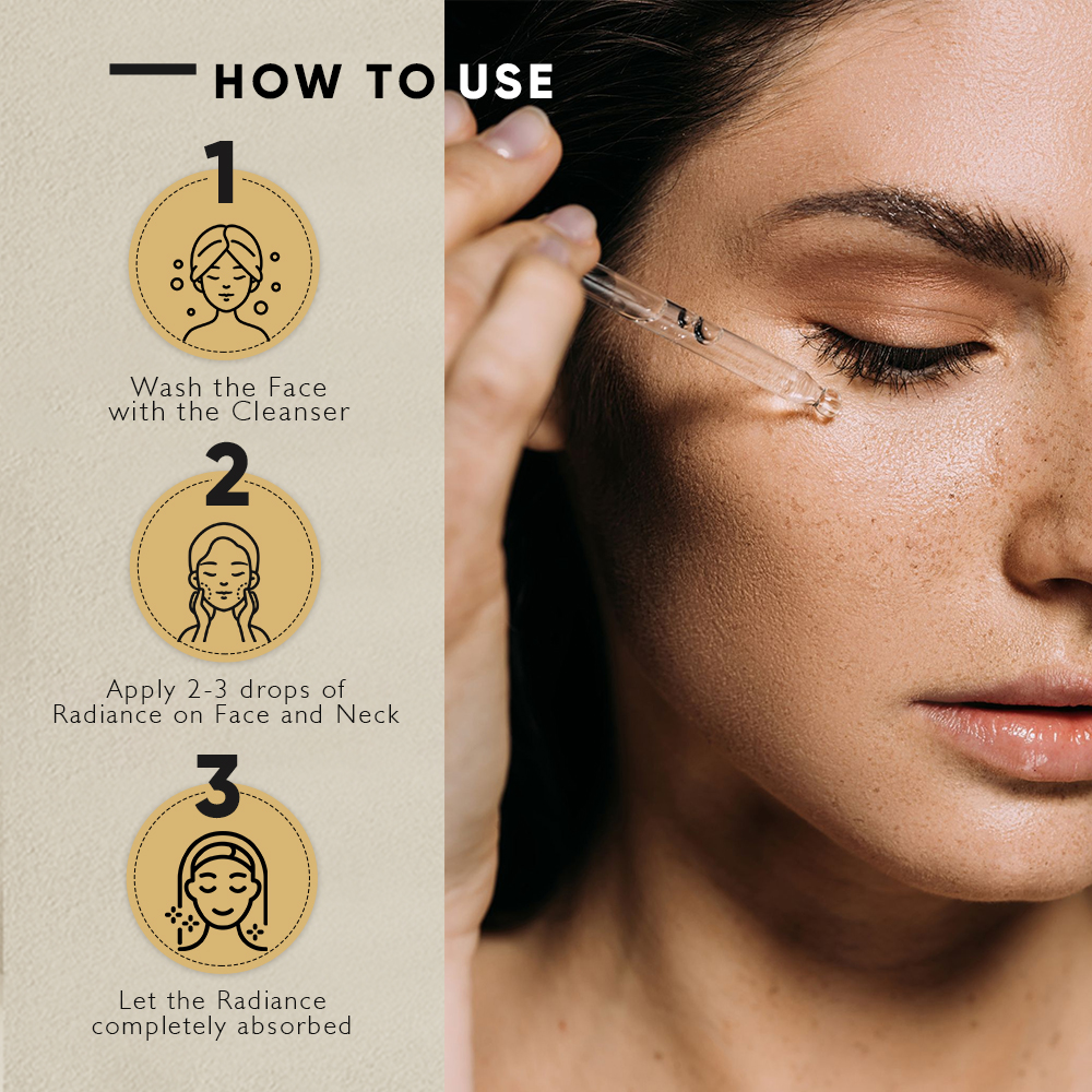 How to use radiance serum