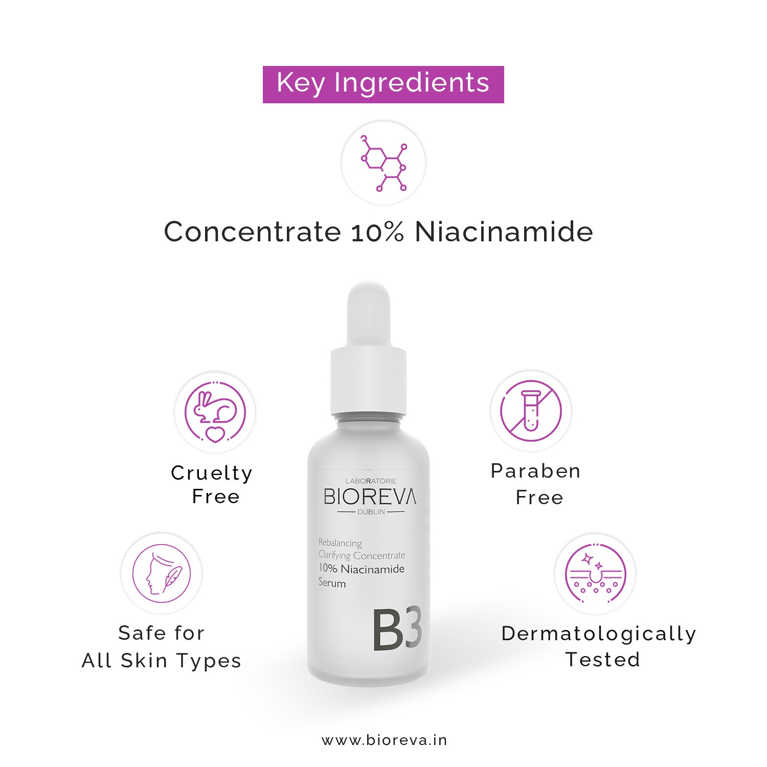 Key Ingredients of 10% Niacinamide Serum